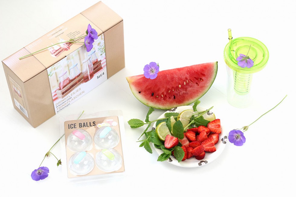 fruit infuser xenos ijsballen vintage flesjes Ik Vrouw van Jou