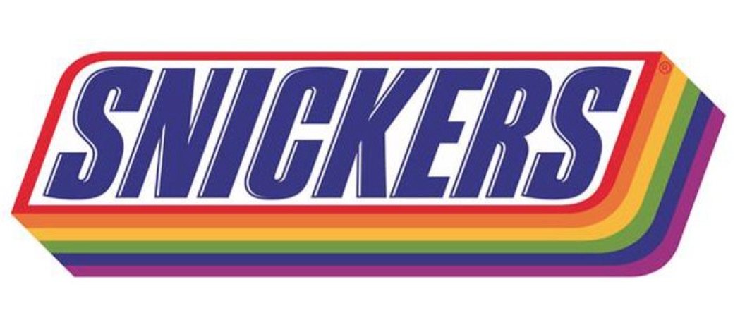 snickers regenboog gay lesbi