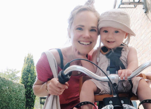 Eerste keer fietsen en skydiven met baby | Weekvlog 121 - Ik Vrouw van Jou
