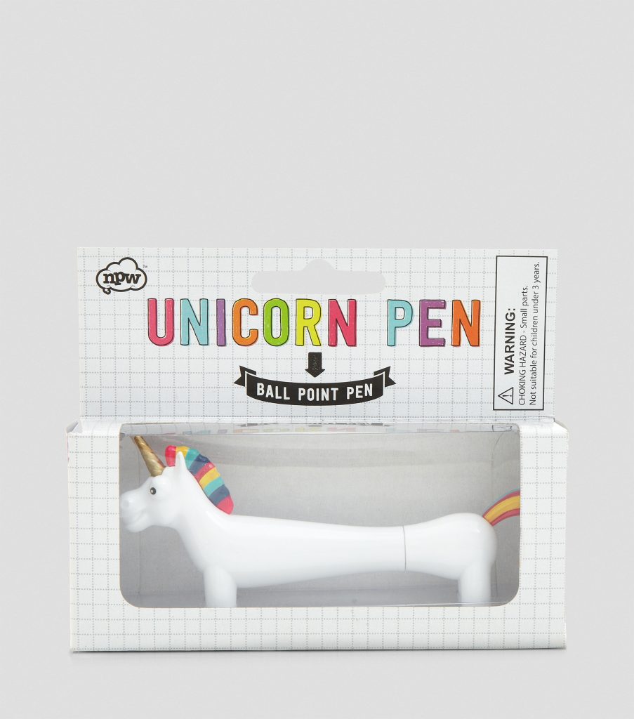 regenboog unicorn pen